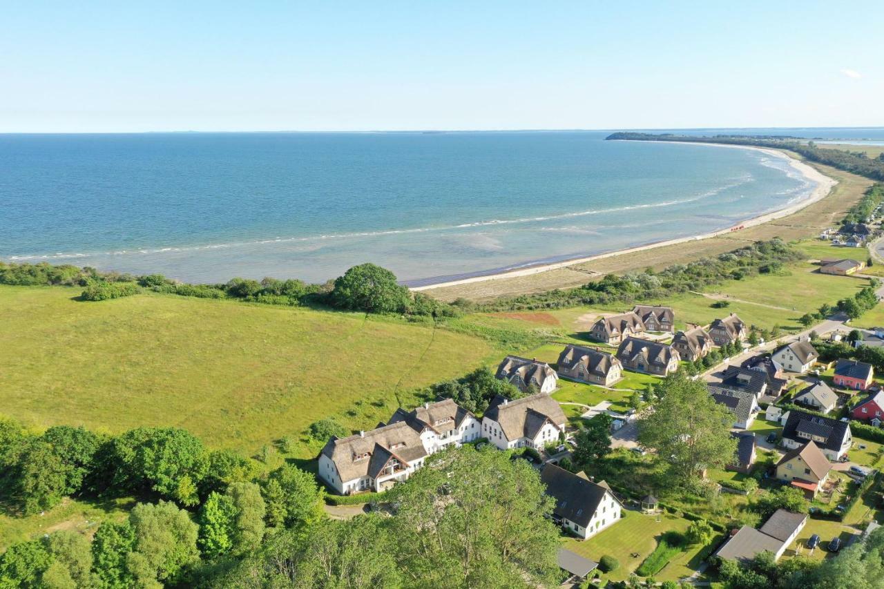 Strandhaus Mönchgut Ferienwohnungen Nr 08 inkl Sauna- Schwimmbadnutzung im AHOI Sellin Lobbe Exterior foto